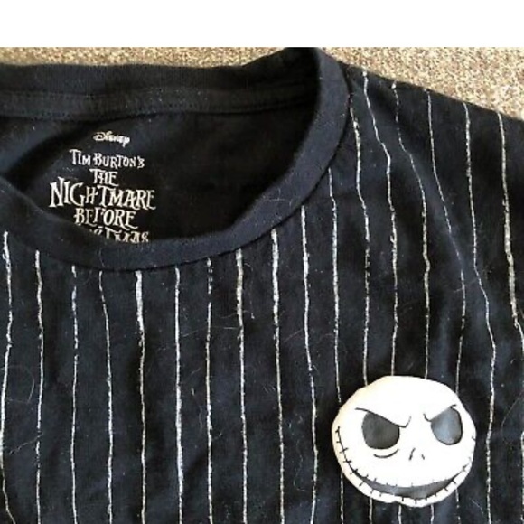 Disney Nightmare Before Christmas Pumpkin King Black Sweater Pullover Sw… - Picture 3 of 6